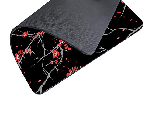 Mouse Pad,Cherry Blossoms Mouse Pad Rectangle Non-Slip Rubber Mousepad Office Accessories Desk Decor Mouse Pads For Computers Laptop #TOP3