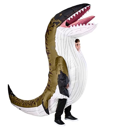 Rubies Jurassic World: Mosasaurus Inflatable Costume for Kids, Unisex One