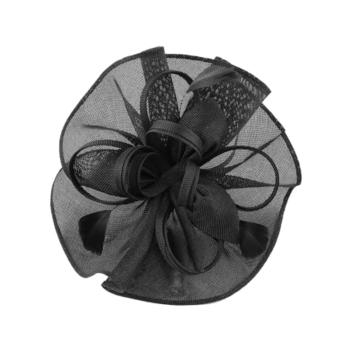 Chapeau bibi à fleurs en filet pour mariage et cérémonie - Barrettes cheveux