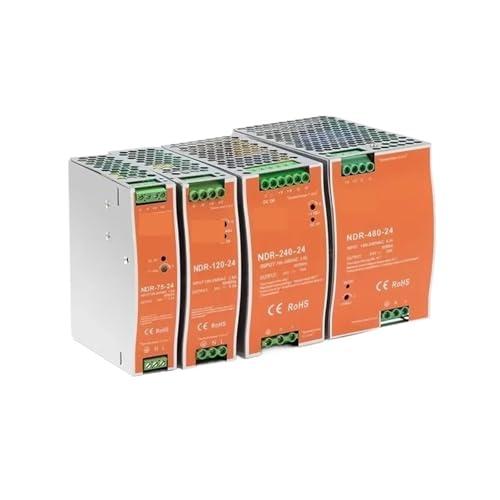 Fuente de alimentación 48V NDR-75 que evita caídas de tensión en PLCs 4