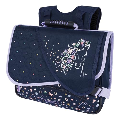 Cartable Oberthur Horse Riding 38cm à 2 compartiments pour l'école