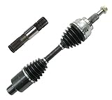 DTA DC2001IS01 Front Driver Side axle + Intermediate Stub Shaft Fits 2006-2010 Compatible with Ram 1500; 2011 Compatible with Ram 1500 4WD/AWD