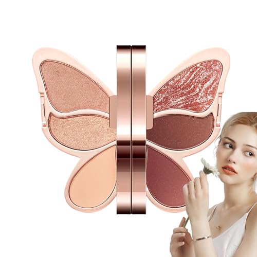 Maquillaje De Paleta De Ojos - Kit De Sombra De Ojos, Juego De Sombras De Ojos Audaces | 6 Colores Maquillan Paletas De Sombra