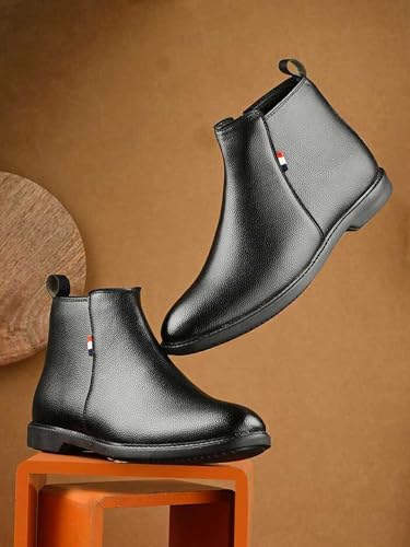 Image of Men Casual Boot | Boot For Men | Chelsea Fashion | Comfort Synthetic Leather All Season Wear Boot