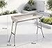 SuperGift Essential - Stainless Steel BBQ Grill with Stand Charcoal Barbecue Folding and Portable Outdoor Garden And Park Use