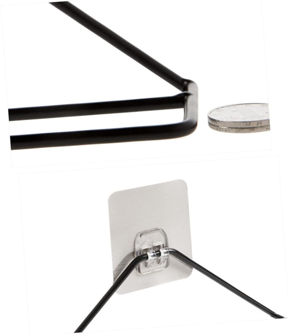 2Pcs Wrought Iron Wall Mounted Shoe Rack Hangers, Storage Organizer