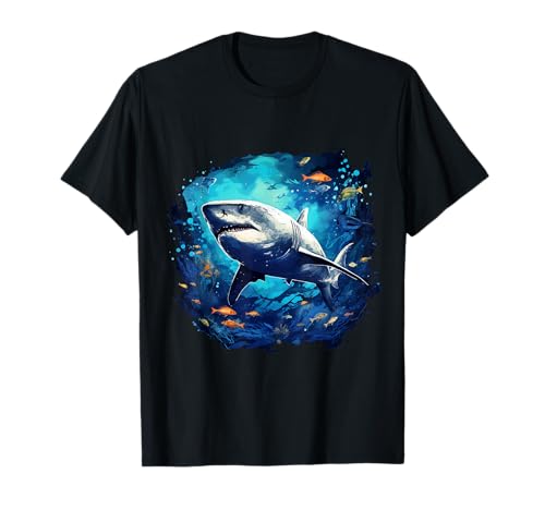 T-shirt requin avec motif requin T-Shirt