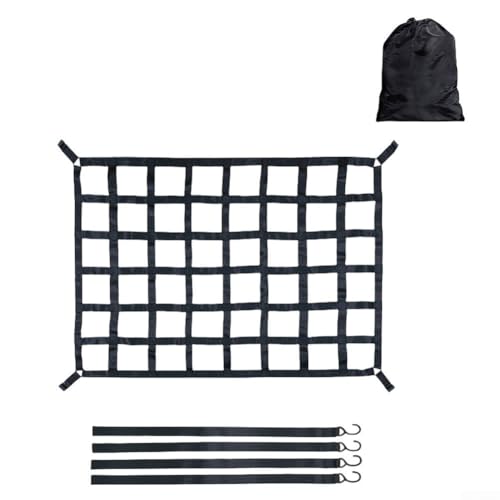 Filet de chargement pour lit de camion S avec sangles robustes et crochets réglables
