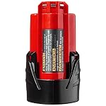 Milwaukee 48-11-2401 Genuine OEM M12 REDLITHIUM 12 Volt 1.5 Amp Compact Lithium Ion Battery with Overload Protection for…