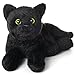 Bearington Small Plush Stuffed Animal Black Cat, Kitten 8 inches