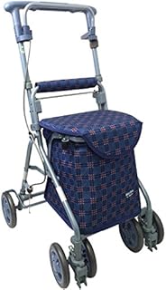 島製作所 シルバーカー リズムRWC 二筋格子ブルー