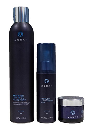 MONAT STYLIZED SYSTEM-REFINISH CONTROL HAIRSPRAY/RESTYLE INSTANT SCULPTING TAFFY/TOUSLED TEXTURIZING MIST