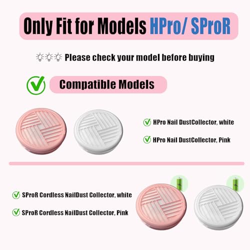 Filtros Repuestos para Colector de Polvo de Uñas 4 pzas miniatura 2