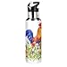 MNSRUU Wasserflasche mit Hahn und Küken, isoliert für Mädchen und Jungen, Edelstahl Wasserflasche mit Strohhalm, 20 oz