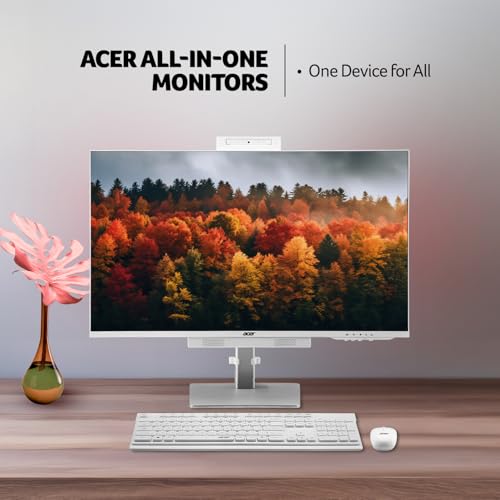 Image of acer Aspire C27 68.58 cm (27 inch) Full HD IPS Display All in One (AIO) Desktop Intel CoreI7 13620H Processor (Win11 Home /16 GB /1 TB SSD /Microsoft Office) Full HD Webcam, Wireless Keyboard & Mouse