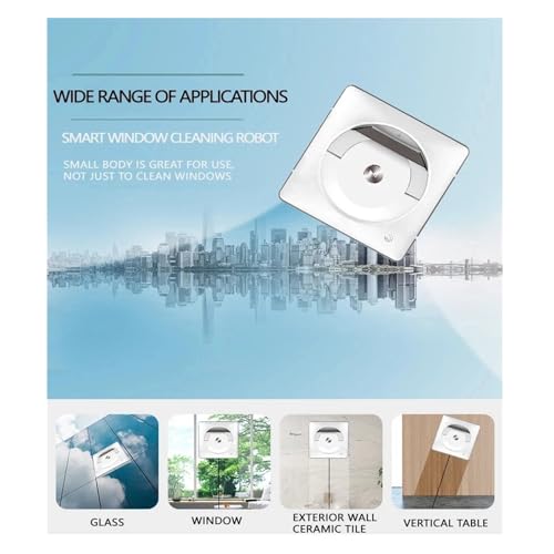 MZZYG Window Cleaner Robot Robotic Window Cleaner 2800Pa High Suction Cleaning Robot Window Vacuum Cleaner - Image 2