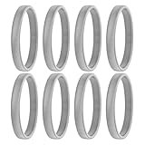 guduling 8 Stück Anti Rutsch Armband,Ärmelhalter Gerren,Elastische Hemd Halter Herren,Verstellbares Langarm Handgelenkband aus Metall,Ärmelhalter damen für Blusen,Kleider,Arbeitskleidung
