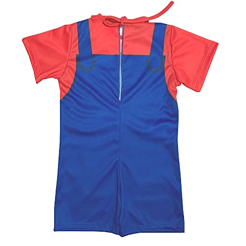 Fantasia Super Mario Macacão Bebê Super Mario Bros Original Nintendo Sulamericana 911536