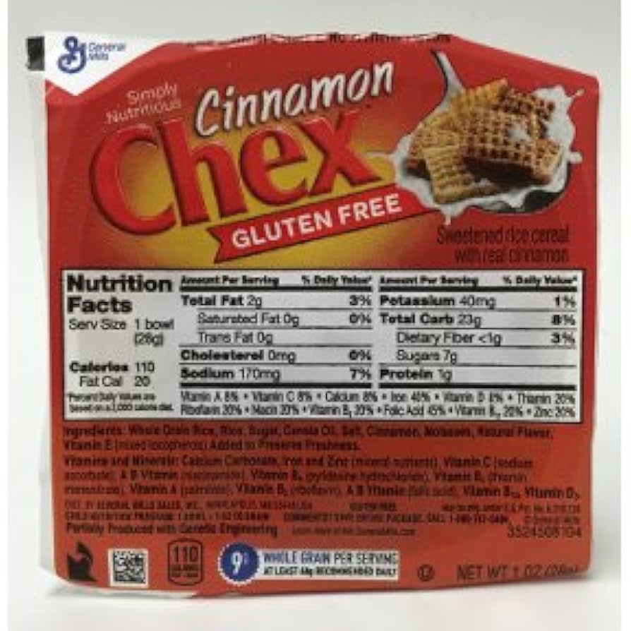 Amazon.com: General Mills® Cinnamon Chex Cereal (bowl) (pack