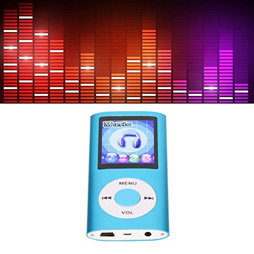 Sicerk 64GB MP3 Playerr, Scalable To 64GB Easy To Use MP3 Player for Traveling for Entertainment(blue)