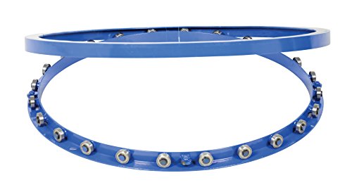 Image of Vestil CA-36-4 Steel Manual Carousel 36 In. Diameter 4000 Lb. Capacity Blue
