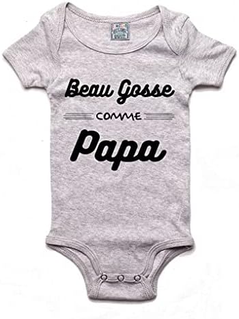 Shirtizz Beau Gosse Comme Papa Body Bebe Amazon Fr Vetements Et Accessoires