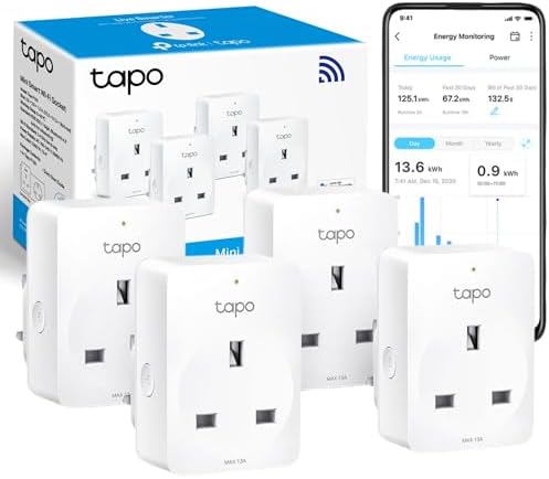 Tapo P110 V1 - Smart plug - mini - wireless - 802.11b/g/n - 2.4 Ghz (pack of 4)