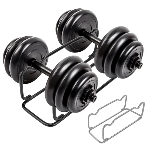 QWORK® 1 pièce porte-haltères, support d'haltères,...