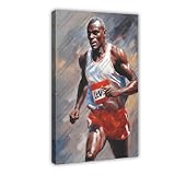 ZYGNBHL Poster American Track and Field Athlete Carl_Lewis 