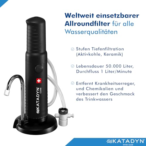 Foto von KATADYN 8017685 Wasserfilter Combi Filter, Schwarz