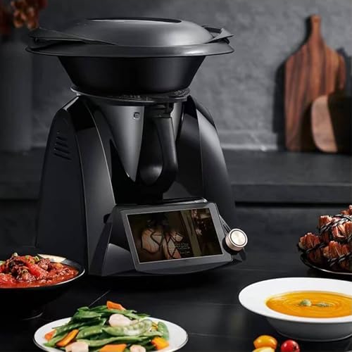Máquina automática de freír, robot de cocina eléctrico antiadherente de 1500 W para cocina, aparato de cocina inteligente multifuncional