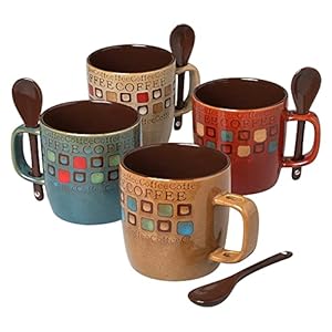 Mr. Coffee Mug, 8 Piece Set, Cafe Americano