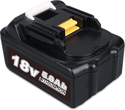 JKSOVIA 1Pack 5.0 Ah Battery Replacement for 18V Battery Lithium ion MTL1810 BL1815N BL1820 BL1820 BL1830 BL1840 BL1840B BL1850 BL1840B BL1860 Cordless Tools