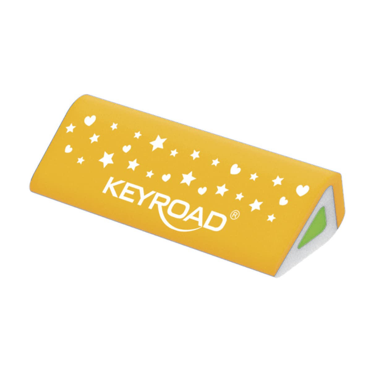 KeyRoad Uniwersalna gumka do ścierania 24 szt. Roofix trójkątna/zapakowana w wyświetlacz/mieszane kolory/z gumy termoplastycznej najwyższej jakości/dzieci mała zabawna gumka do ścierania