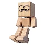 Générique Wooden Man Figurine - Shaking Figure Decoration, Funny Desktop...