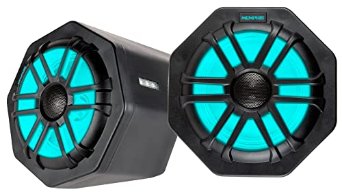 Memphis Audio GEN5FE 75W RMS LED Speaker Pods (2), Custom Fit, High-Output Sound, Durable Build, Perfect for 2016+ Polaris General Owners