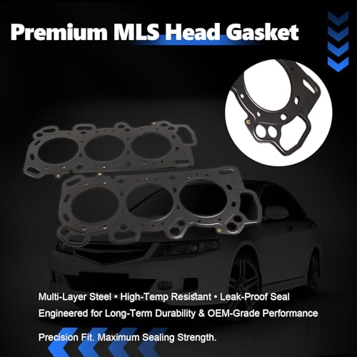 Image of AUCERAMIC HS26334PT Cylinder Head Gasket Set Fit for 2003 2004 2005 2006 2007 Honda Accord 3.0L V6 SOHC J35A4 J34A5
