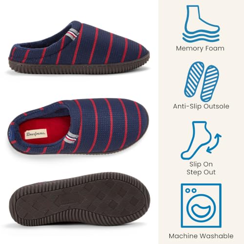 Image of Dearfoams mens Case Casual Clog