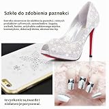 1440 sztuk cyrkonie do paznokci, białe, klejnoty do paznokci i cyrkonie, narzędzie SS3 do różnych produktów cyfrowych (1.3-1.5mm)