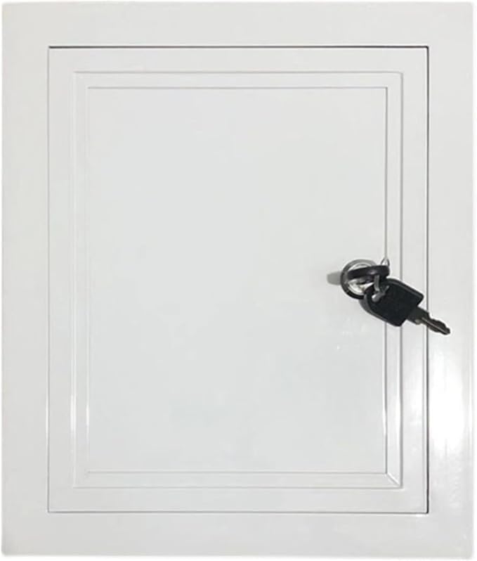 Trampilla de acceso aluminio 45x45 cm con cerradura llave para techo y pared