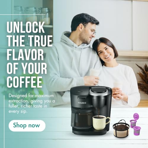 image for Reusable Mesh Ground Coffee Filter Carafe for Keurig K-Duo Essentials 