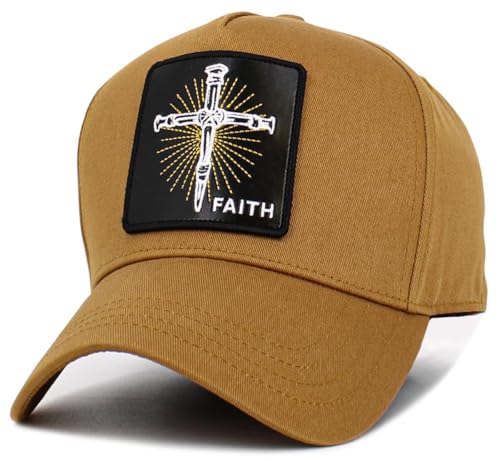 Image of KBETHOS Praying Hands Rosary Dad Hat Baseball Cap Unconstructed Polo Style Adjustable Unisex
