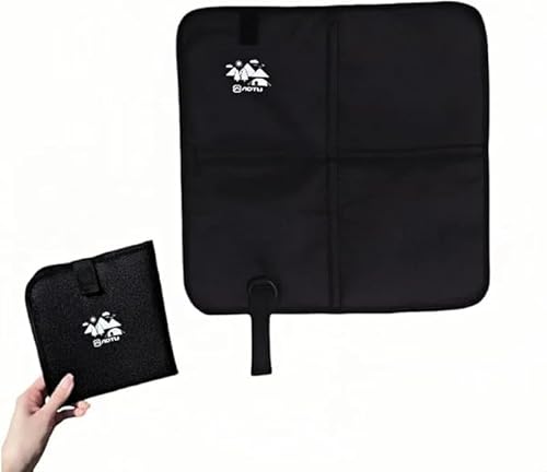 アウトドア マット アウトドア 座布団 超軽量 持ち運び 断熱防湿 防水 座り心地いい 携帯クッション キャンプ スポーツ観戦 公園 野球観戦 釣り 運動会 花見 通勤 旅行 水洗い可能 (ブラック)