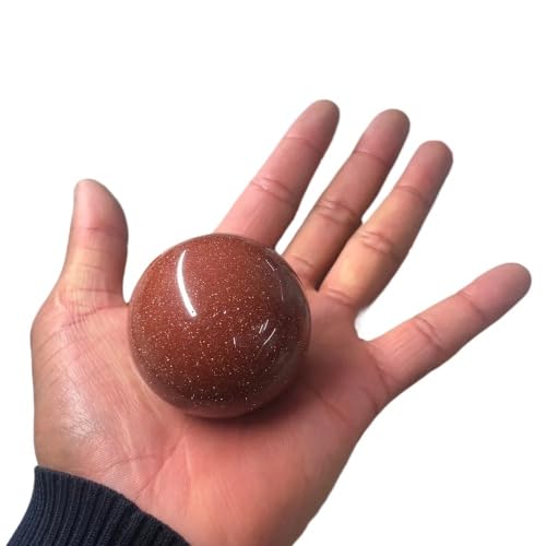 Decorative Ornaments Gold dust Ball Crystal Stone (Size : 1pcs)