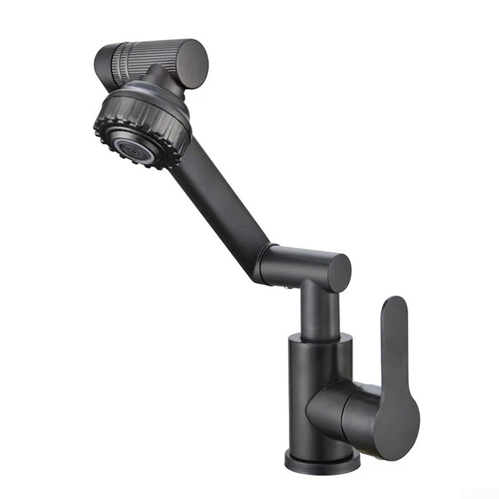 Mitigeur lavabo gris 1080° résout problème rinçage