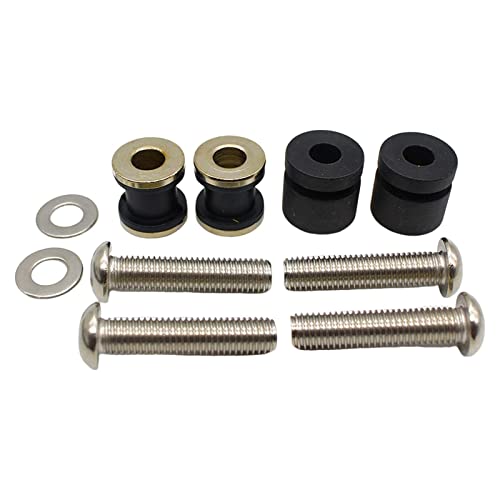 Juego de pernos de montaje desmontables de hierro premium para soporte para respaldo de motocicleta