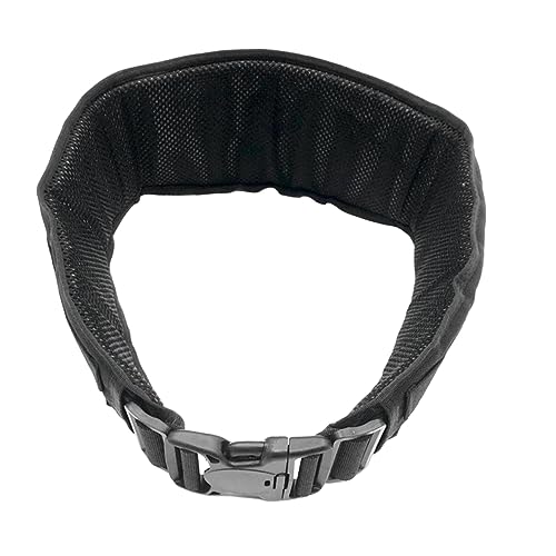Web Belt for Men Women Durable Nylon Utility Belt with Hook Loop Fastener Load Bearing Design for Outdoor Activities Everyday Use Black