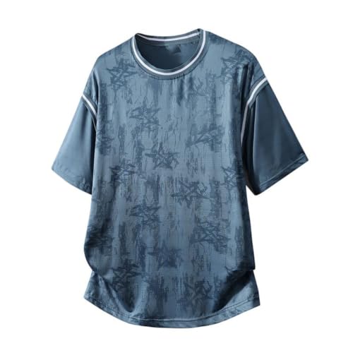 T-shirt japonais décontracté homme coupe ample pour vêtement de rue respirant