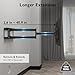 BONTEC TV Wall Mount with Extra Long Extendable Arm for 32-75 Inch TVs, Holds Up to 132lbs, Full Motion Dual Arm TV Bracket with Tilt, Swivel, Level Adjustment, Max VESA 600x400mm, Wide Compatibility