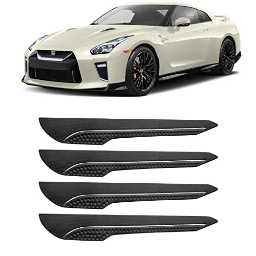 Image of AOSIS-Car Bumper Protector /Bumper Guard for Nissan GT-R with Single Chrome Stripe (4-Pcs)